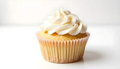 Cupcake on a white background