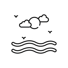 Sea Vector icon
