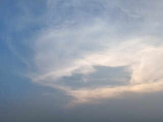 blue sky with clouds