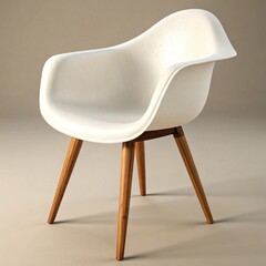 Structural chair isolated on white