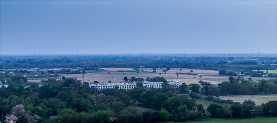 panorama of the city of vilnius