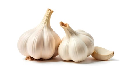 Garlic Isolated on white background