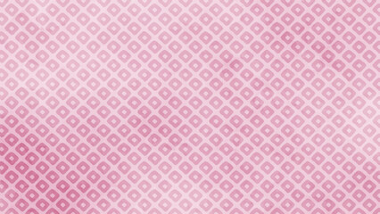 和の背景　ピンク色の鹿の子文様パターン