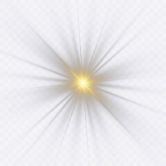 Png transparent sunlight with golden glare and sunbeam flare. Bright sun rays, light leaks, and glowing solar burst for summer designs. PNG overlay with radiant shine effect. 