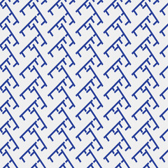 Two-color seamless vector geometric pattern