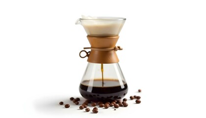 Cezve coffee maker isolated on white background