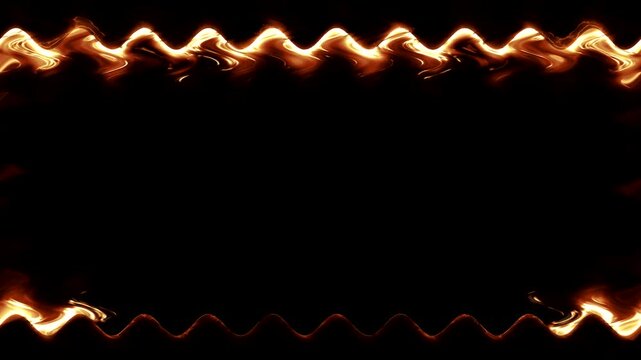 Abstract Fire Border