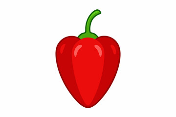 red hot chili pepper vector illustration 