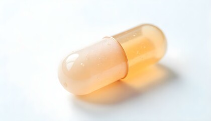 Obraz premium washing gel capsule isolated on white background