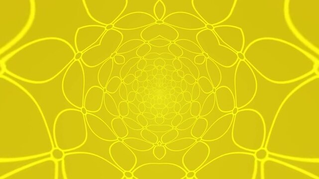 Abstract Yellow Pattern