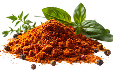 Paprika Spice Blend with Herbs, and Closeup.