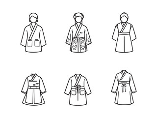 hanbok line art intricate korean clothing design sketch artistic beauty