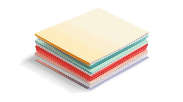 Stack of colorful books (1)