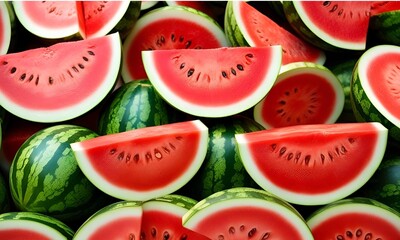 background with watermelon