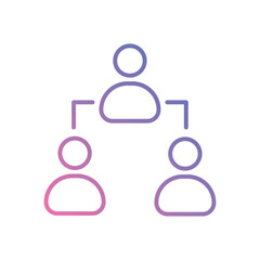 Team icon vector stock illustration