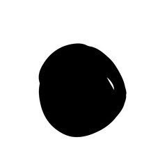 Hand drawn vector arrows doodle on white background. Bold brush drawn arrows. 