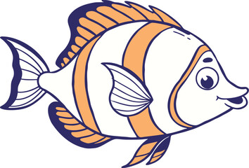 Creative Fish Illustrations for Print on Demand Designs. Modern Fish Designs for Apparel and Stationery. Diverse Fish Artwork for POD Products and Merchandise