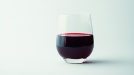 Red wine glass