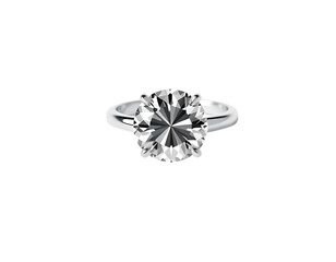 Elegant Diamond Solitaire Engagement Ring