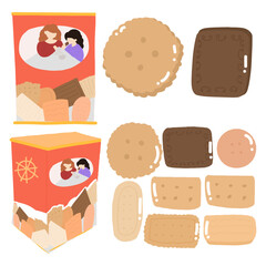 Indonesian bisquit or indonesia cookies at the eid mubarak celebration