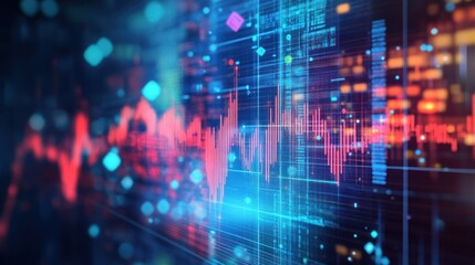 Data Analysis Dashboard Night View