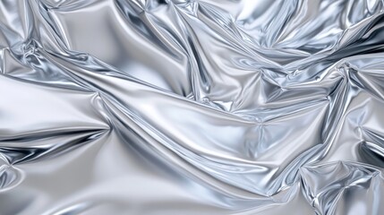 Silver Fabric Drape Texture