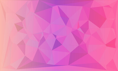 Colorful abstract geometric with triangular polygons.