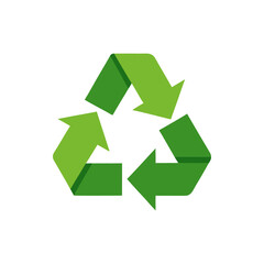 Obraz premium Recycling Symbol isolated on transparent background