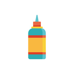 School Glue Bottle isolated on transparent background