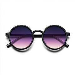 Stylish Round Sunglasses with Gradient Lenses
