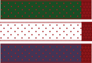 white saree with red border