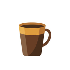 Office Coffee Cup isolated on transparent background