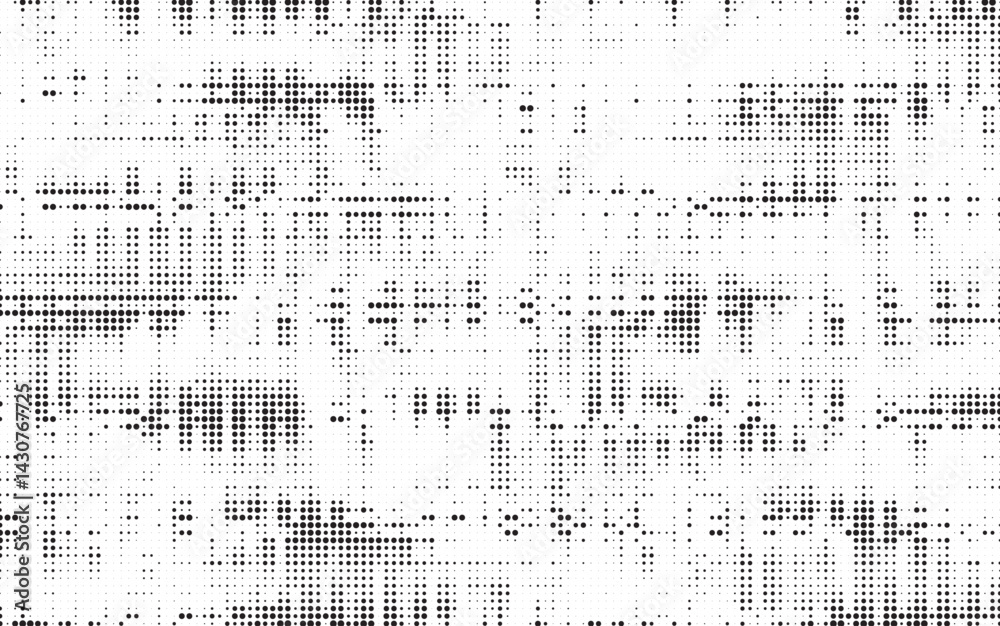 Aufkleber Halftone background vector, abstract backdrop design with two tone pattern and copy space for edit your content. Vector Illustration.	