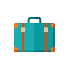 Travel Suitcase Icon isolated on transparent background
