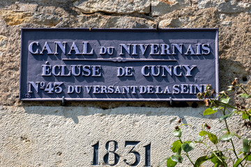 canal du nivernais, France