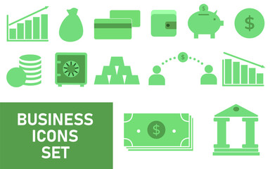 Business icons set vector
Vector business money set with image of banknotes, money bag, gold, safe, credit card, piggy bank, wallet, coin, chart
eps file