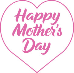 pink text cursive typography happy mother s day