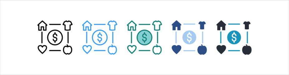 Obraz premium Track Spending Icon