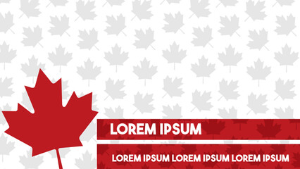 Celebration background with Canadian theme. Background of leaves or logo of CanadaCelebration background with Canadian theme. Background of leaves or logo of Canada