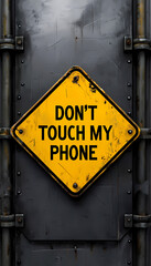 Yellow Diamond Warning Road Sign - Caution Danger Ahead, Traffic Safety Symbol, Street Sign Illustration