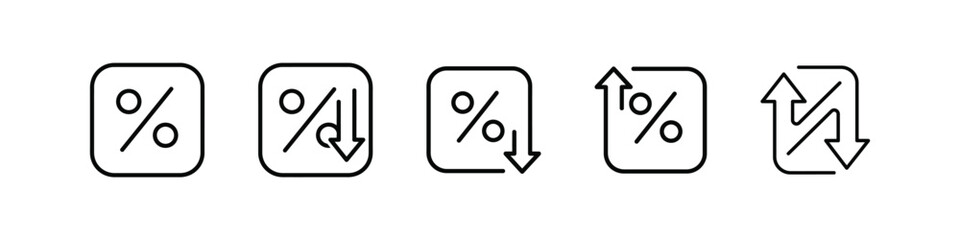 Simple black icons, e-commerce symbols, people silhouettes, money bag, dollar sign, percentage symbol, lightning bolt, shopping carts, plus sign, checkmark, minimalist design, vector