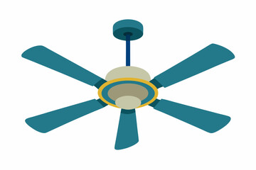 Obraz premium fan vector on white background