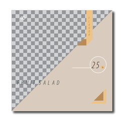 Instagram post template