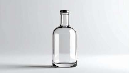 wine bottle on a black background