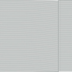 Striped texture in the form of horizontal stripes with one seam or fold.