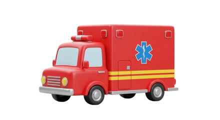 Isolated Ambulance health Illustration © Laura