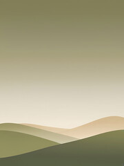 Fototapeta premium Minimal Abstract Green Beige Gradient Texture with Modern Art and Soft Colourful Design