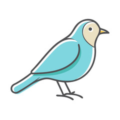 bird icon, bird vector illustration-simple illustration of bird, perfect for bird logos and icons