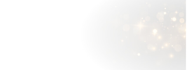 Bright abstract flare with shiny glitter, magical glow, and festive motion sparkles. Transparent PNG for luxury celebration card, holiday party backdrop, or Christmas vector element.