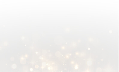 Glittering starburst and glowing particles with dust and golden light. Isolated PNG for elegant...